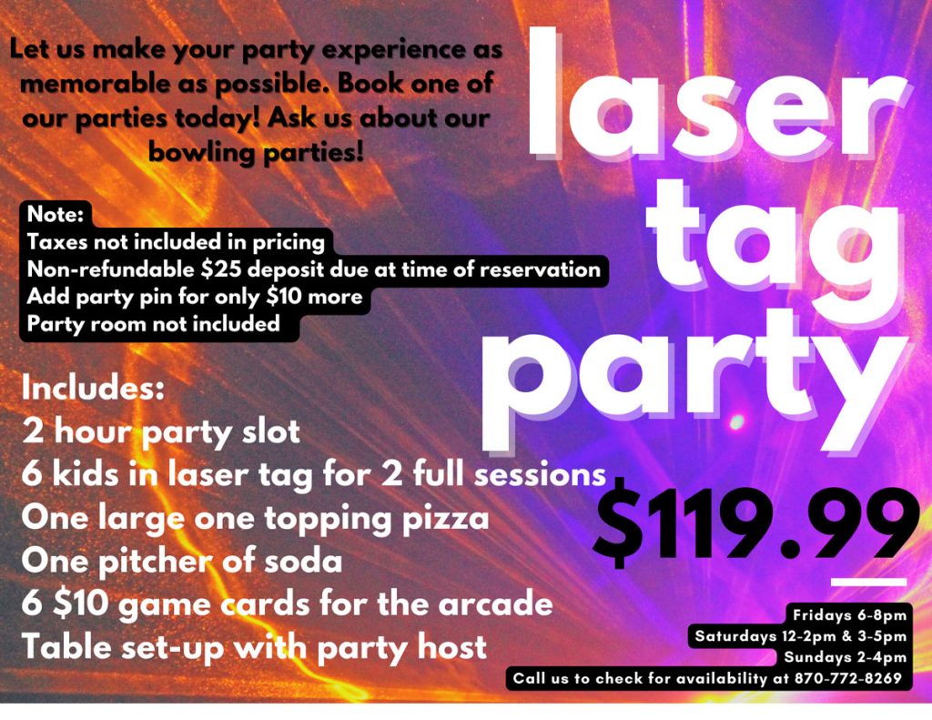 laser tag party